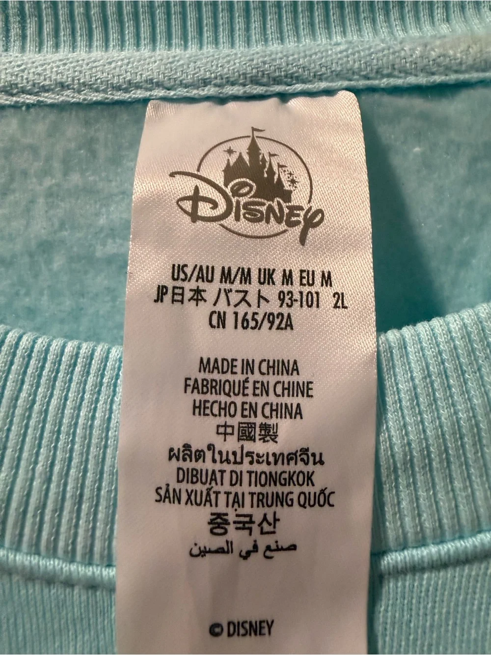 Disney Parks Lady and the Tramp Walt Disney World Embroidered Sweatshirt M(NWT)